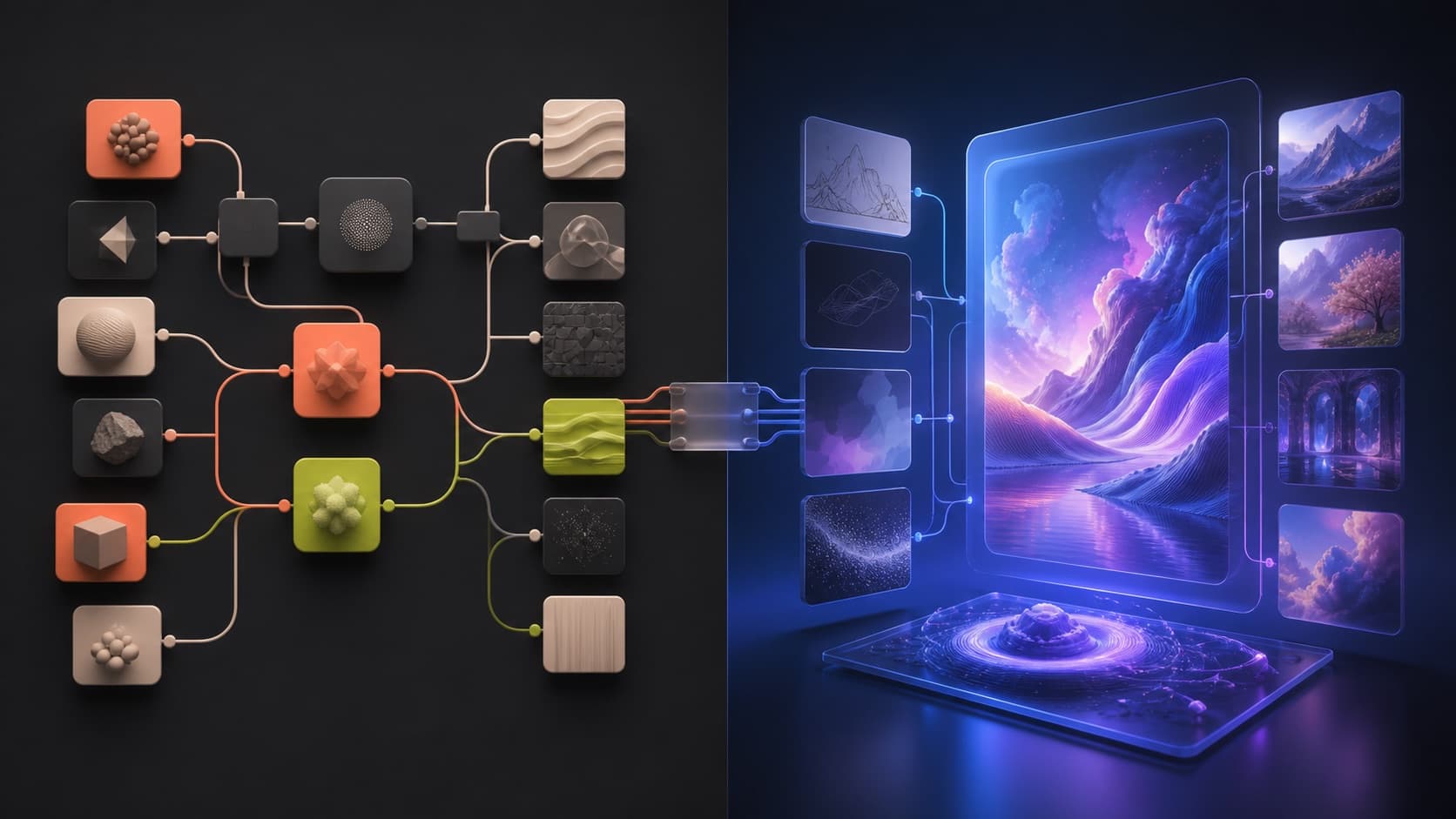 FLORA vs Krea AI：节点工作流和实时视觉生成怎么选？