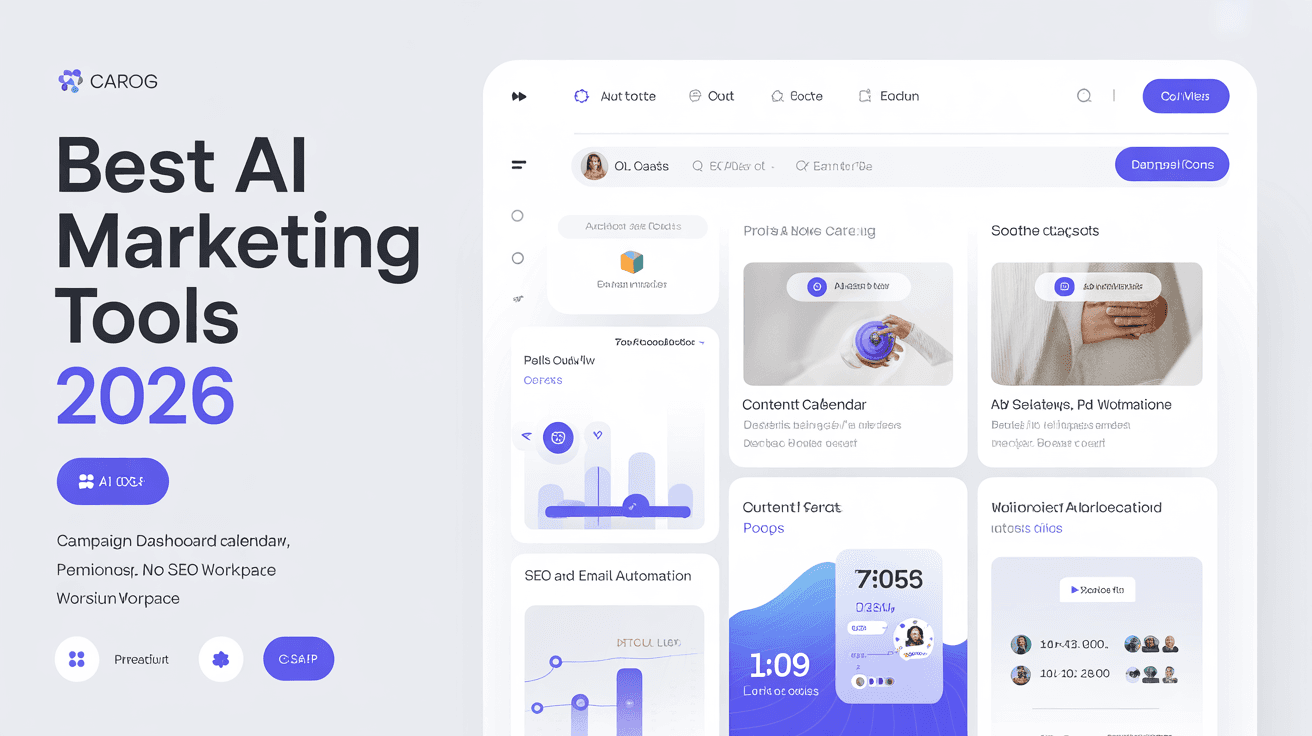 Best AI Marketing Tools 2026：小团队营销、文案和增长工具推荐